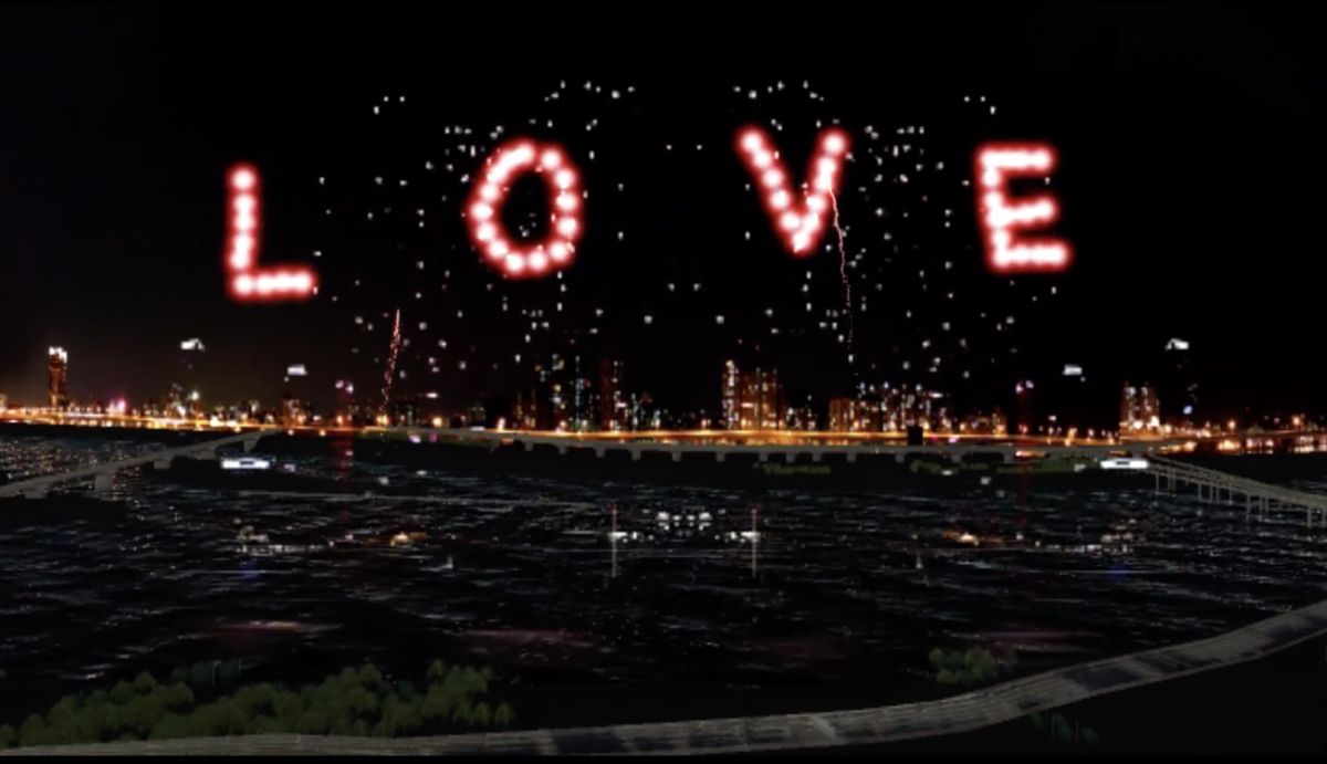 ▲大稻埕情人節煙火秀於 3 日 20:00 至 20:10 登場，屆時周邊道路將進行交通管制，呼籲民眾搭乘大眾運輸再步行前往。（圖／台北市觀傳局）