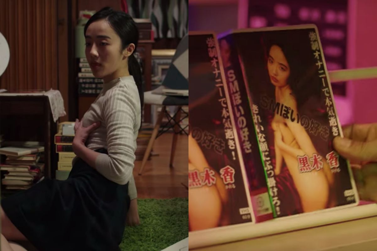 ▲森田望智戲中大膽演出拍A片成傳奇AV女優。（圖／影片截圖）