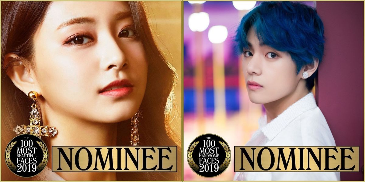 ▲子瑜、BTS成員V是首個被提名的百大美女帥哥。（圖／TC Candler臉書）