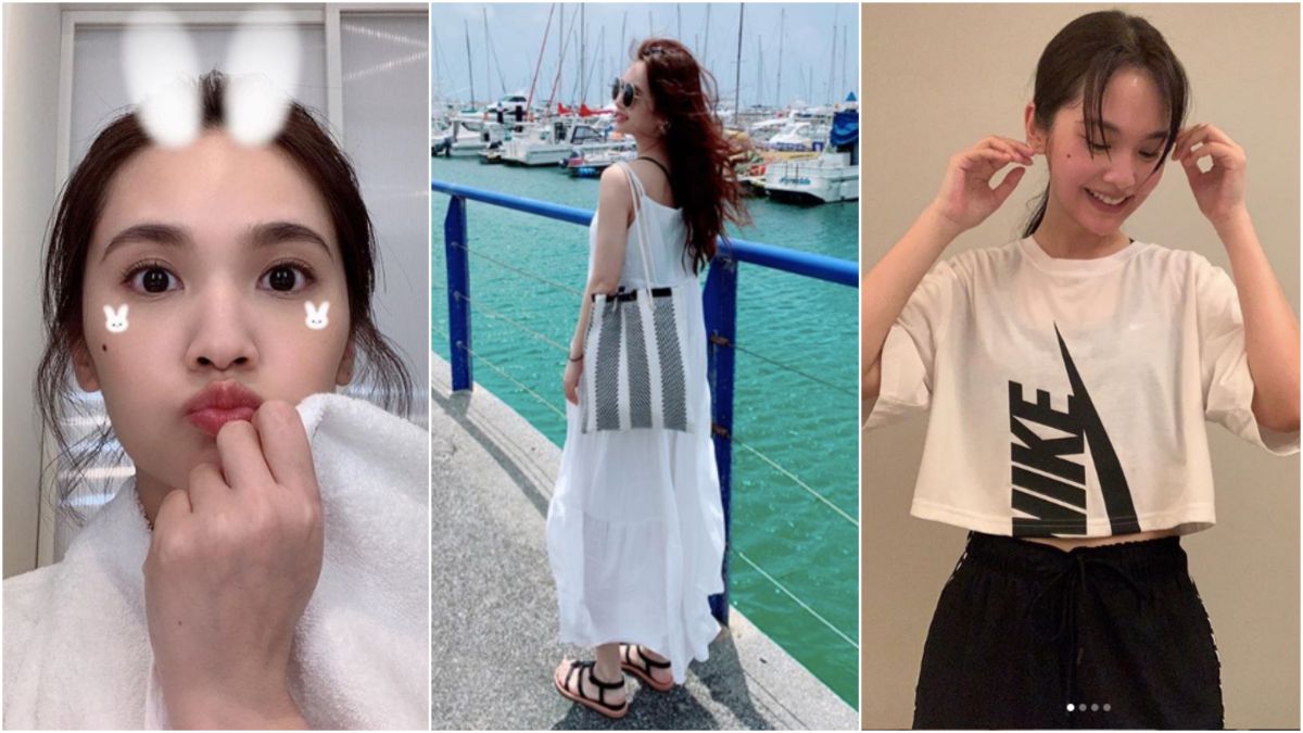 ▲楊丞琳素顏和完妝幾乎沒差別。（圖／翻攝自IG@rainie77）
