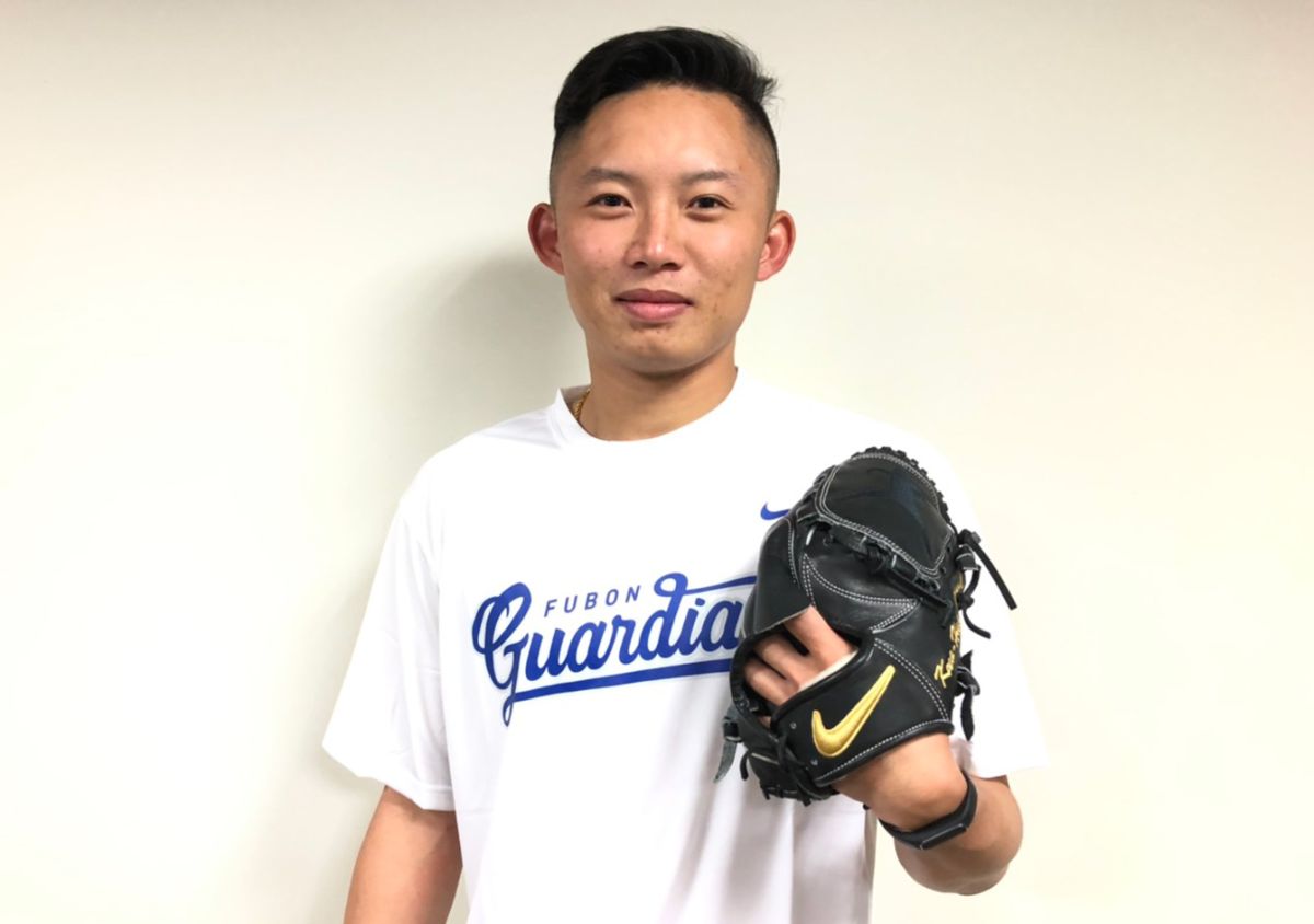 富邦悍將2019季中選秀第一輪指名選手江國豪（圖／富邦提供）