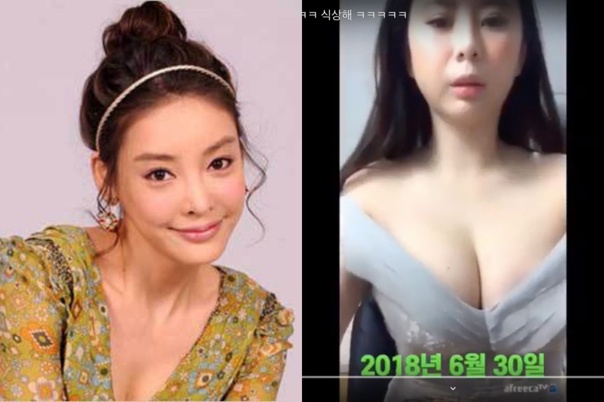 ▲張紫妍（左）師妹尹智伍色情直播被挖出。（圖／韓網）