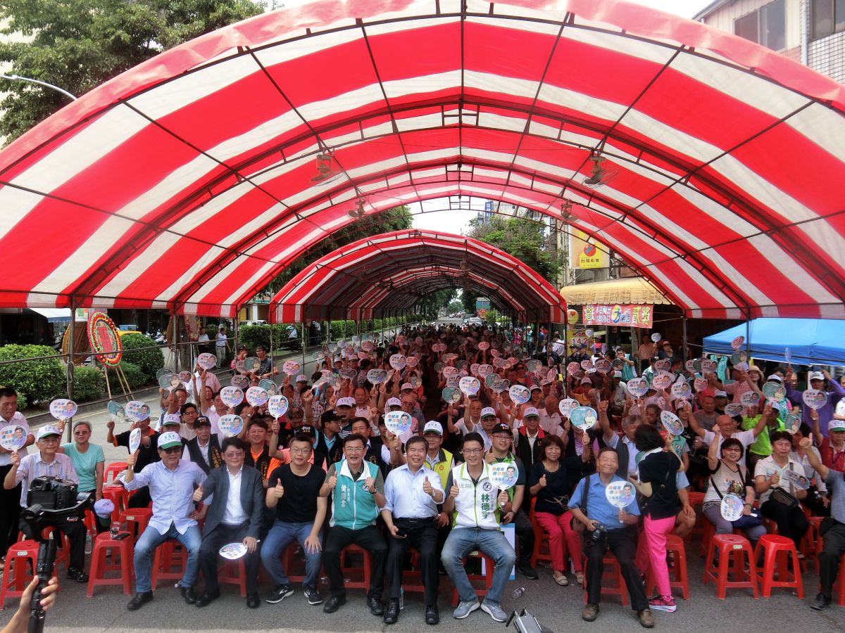 ▲立法委員黃國書舉行東南區服務處成立茶會，吸引近千名鄉親前來力挺。 (圖／柳榮俊攝2019.7.27)
