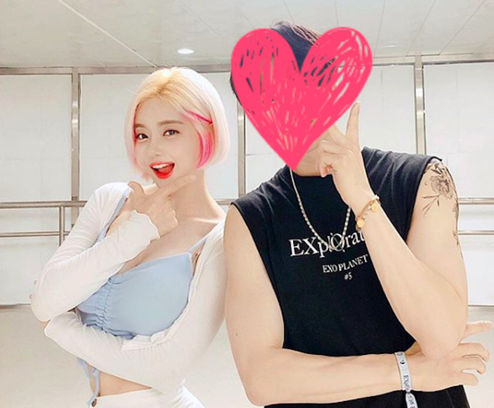 ▲DJ SODA與天團EXO隊長同框。（圖／翻攝IG）