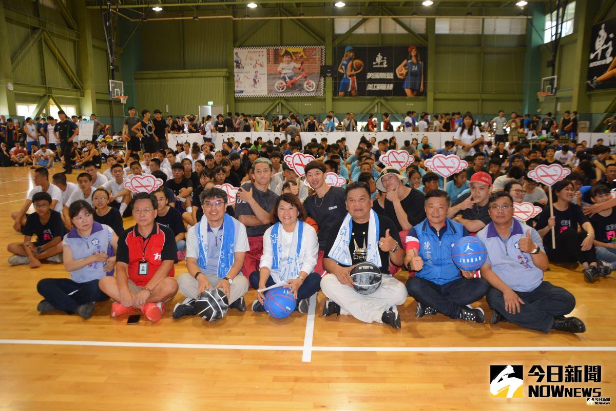 ▲首屆「健康盃」3對3籃球鬥牛賽在嘉義市國民運動中心開賽。（圖／記者郭政隆攝影2019.7.27）