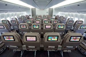 ▲飛機座位旁常有不同的按鈕，供旅客調控燈光、椅背。（圖／取自維基百科）