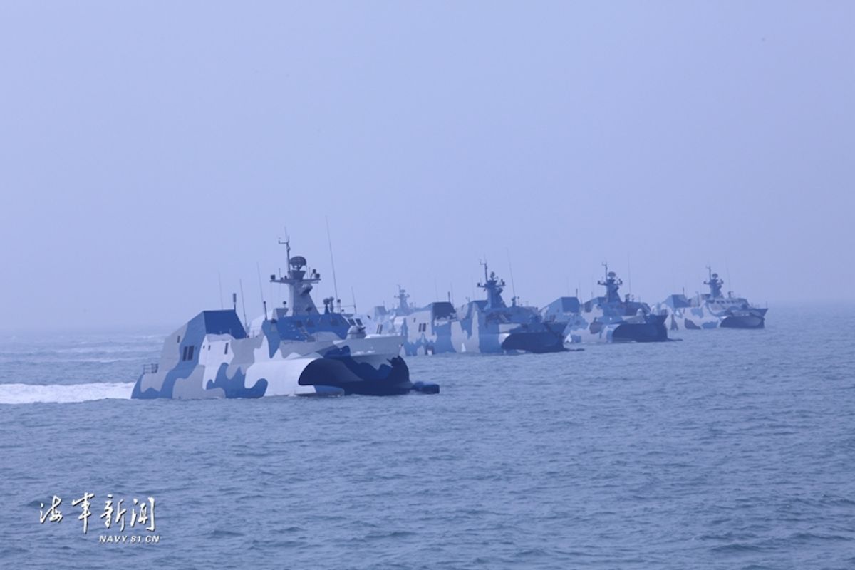 ▲共軍22型飛彈快艇。（圖／中國大陸國防部攝）