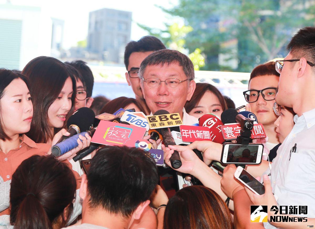 ▲台北市長柯文哲出席「捷運大直站北安段公辦都更開工動土典禮」。（圖／記者葉政勳攝 , 2019.07.31）