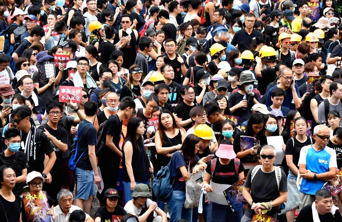 ▲香港抗爭示威一波未平一波又起。（圖／美聯社／達志影像）