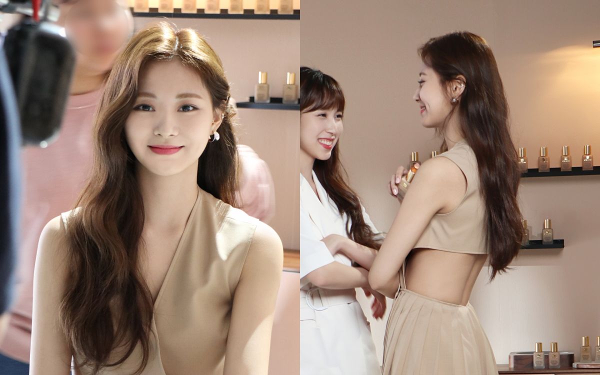 ▲子瑜大膽秀美背蠻腰。（圖／JYPnation Naver）