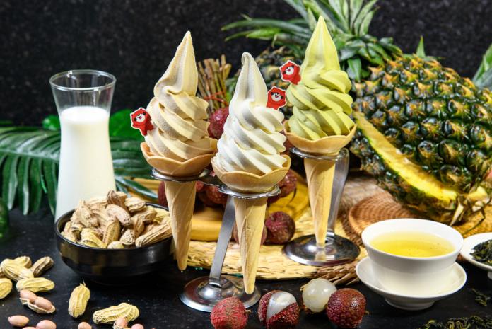 ▲泰式麵食品牌與知名霜淇淋業者聯名推出抗暑新口味。（圖／業者提供）