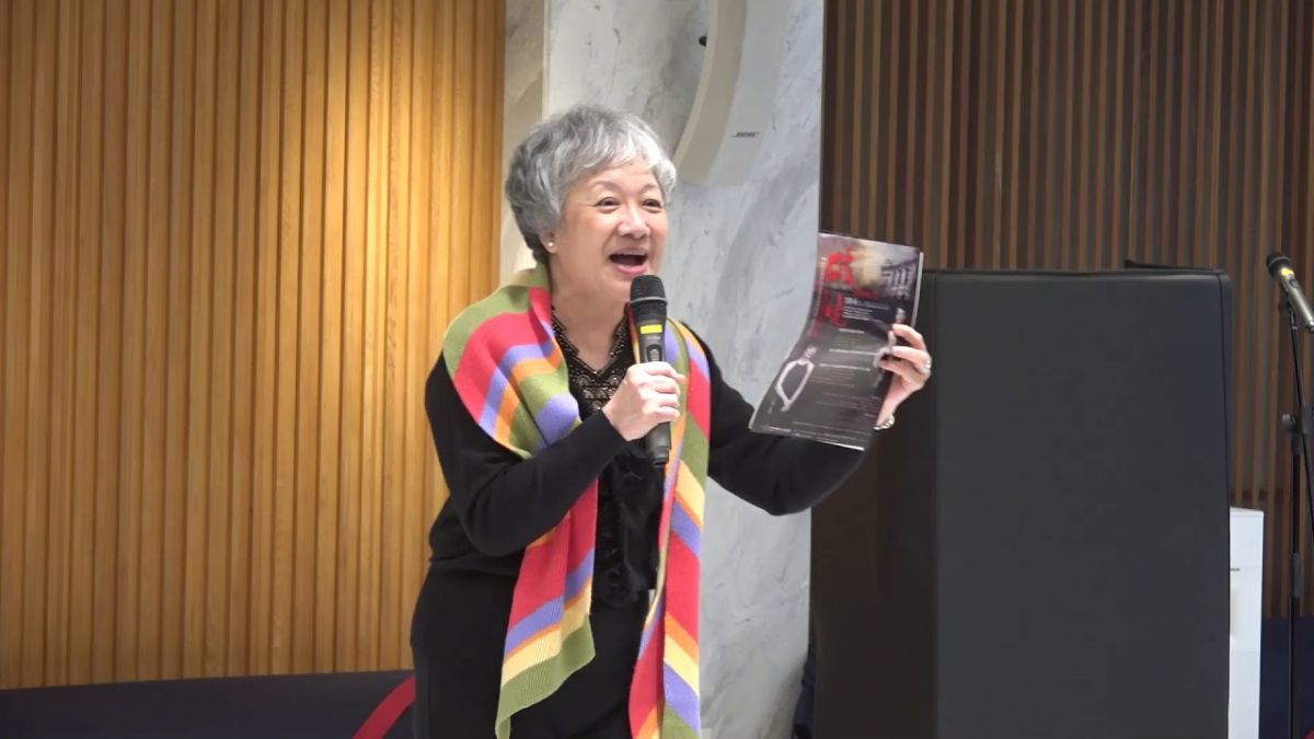 ▲蔣渭水孫侄女、蔣渭水文化基金會副執行長蔣理容。（圖／蔣渭水文化基金會提供）