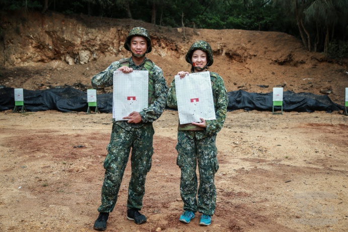 ▲ 馬戰營學員對首次實彈射擊留下深刻印象。（軍聞社記者謝宏檜攝）