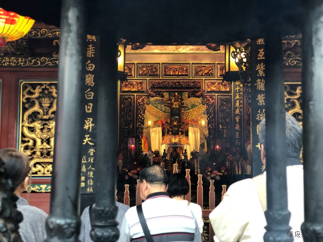 大龍峒保安宮保生大帝。（圖／記者連宜方攝）