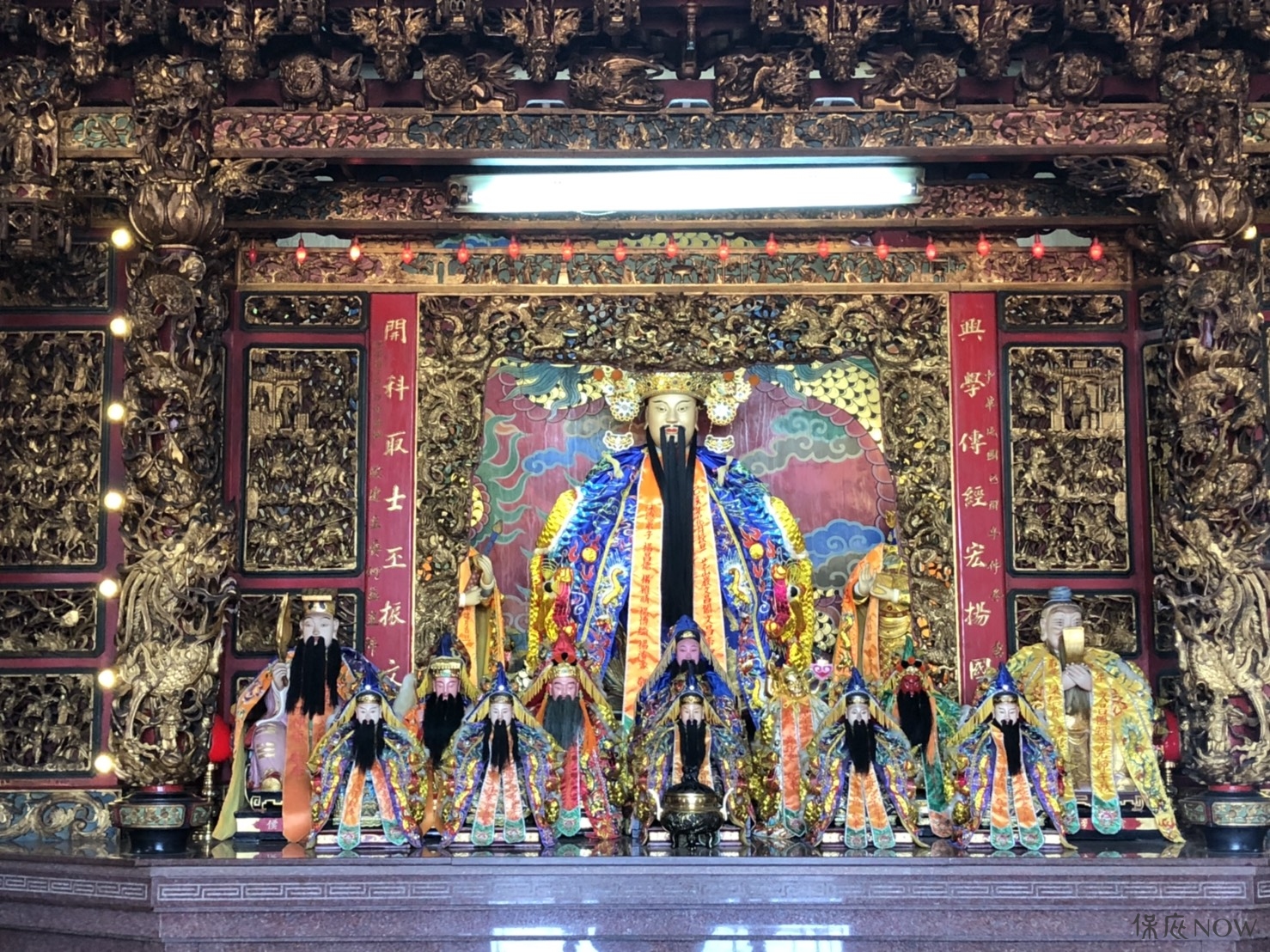 惠濟宮文昌帝君。（圖／記者連宜方攝）