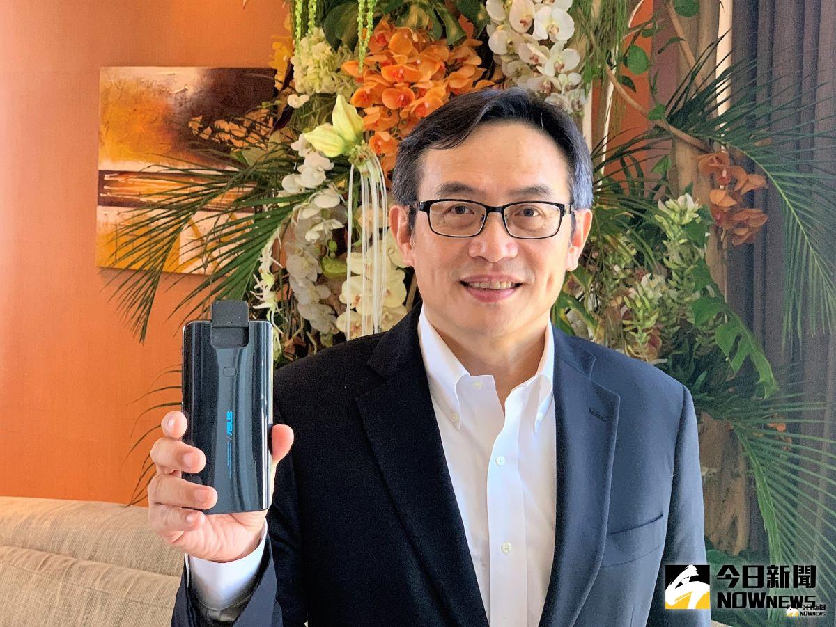▲林宗樑提到，ZenFone 6上市的預估需求已超出華碩當初預期的3倍，華碩有信心在高階手機市場中拿到前三名的成績。 （圖／記者劉士成攝）