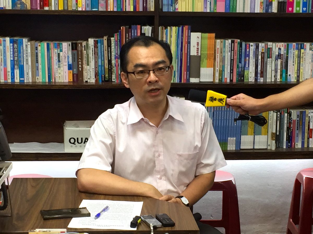 ▲教育部技職司委員柯今尉表示，教育部令南榮科大全面停辦，同時啟動退場機制。（圖／記者黃仁杰攝，2019.08.01）