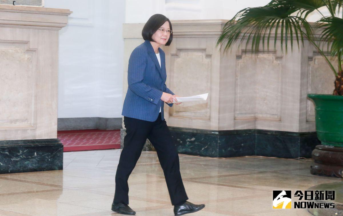 ▲總統蔡英文親上火線回答台北市長柯文哲組黨一事。（圖／記者葉政勳攝 , 2019.08.01）