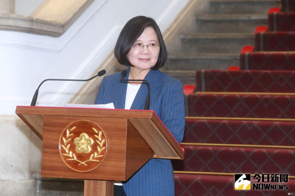 ▲總統蔡英文親上火線回答中國大陸限縮來台自由行簽證一事。（圖／記者葉政勳攝 , 2019.08.01）