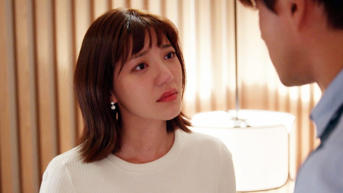 ▲郭雪芙痛心哭到雙眼紅腫。（圖／八大電視提供）
