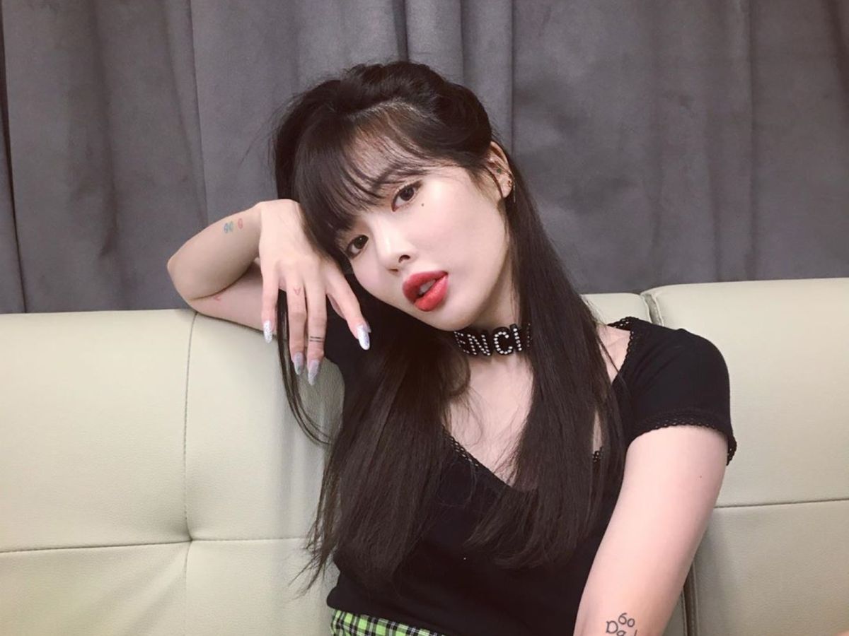 ▲唱跳實力備受肯定的泫雅也是眾人的性感指標。（圖／泫雅IG）