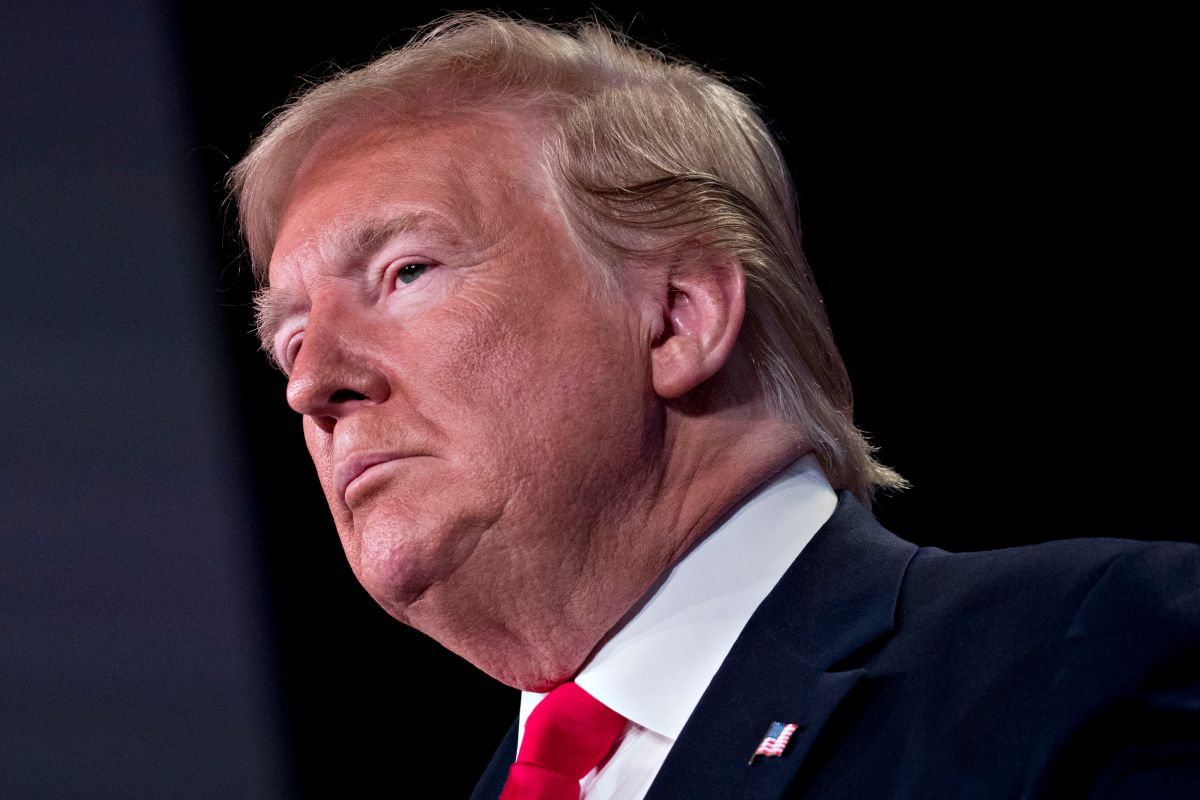 ▲美國總統川普，向來直言敢說，但對於近日鬧得沸沸揚揚的反送中事件，卻僅回應「中國自己會處理」。資料照。（圖／美聯社／達志影像）