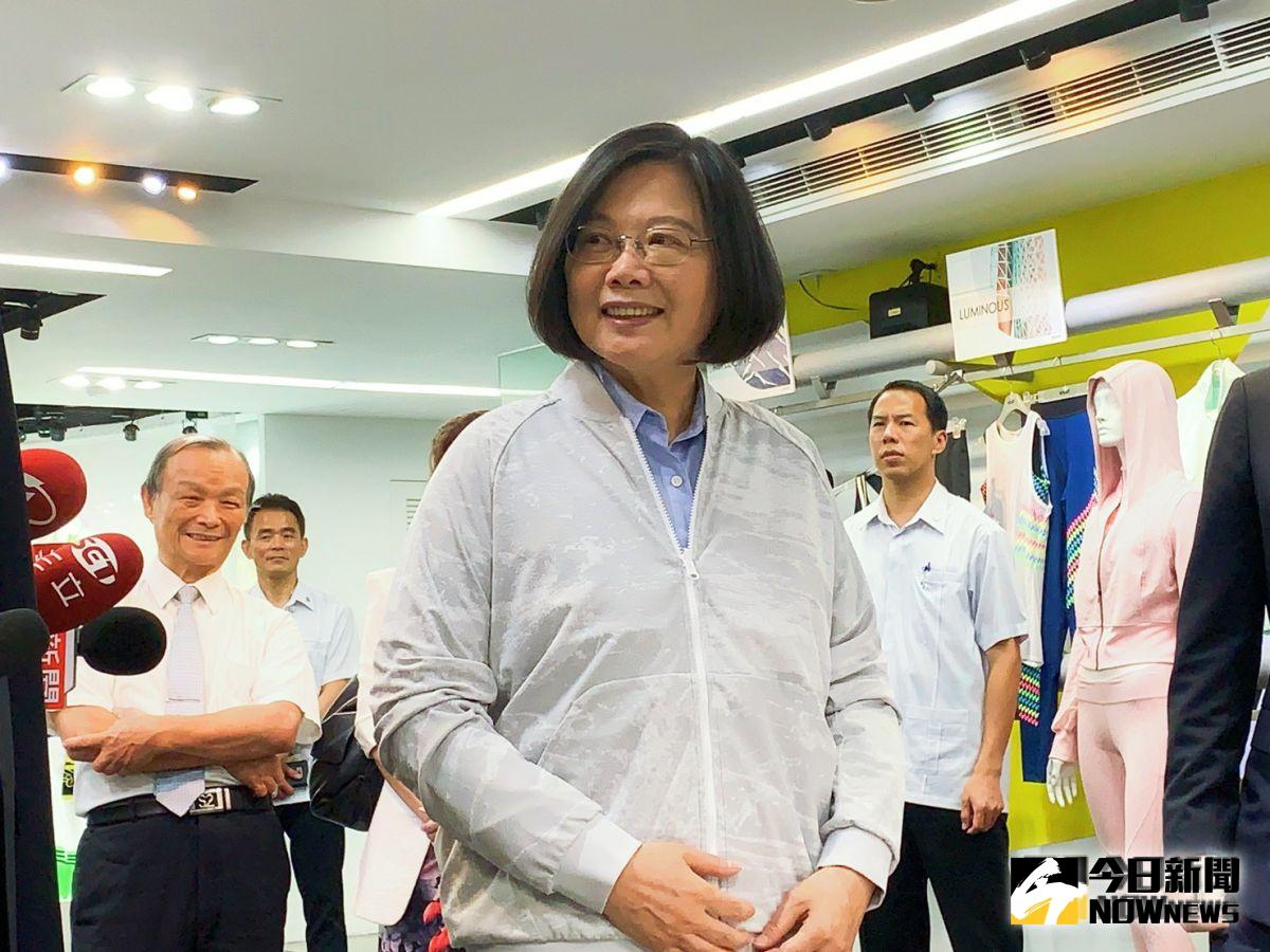 ▲蔡英文今回應，對於是否拉攏林昶佐入民進黨，黨中央會依循機制進行決策。（圖／記者宋原彰攝，2019.08.02）