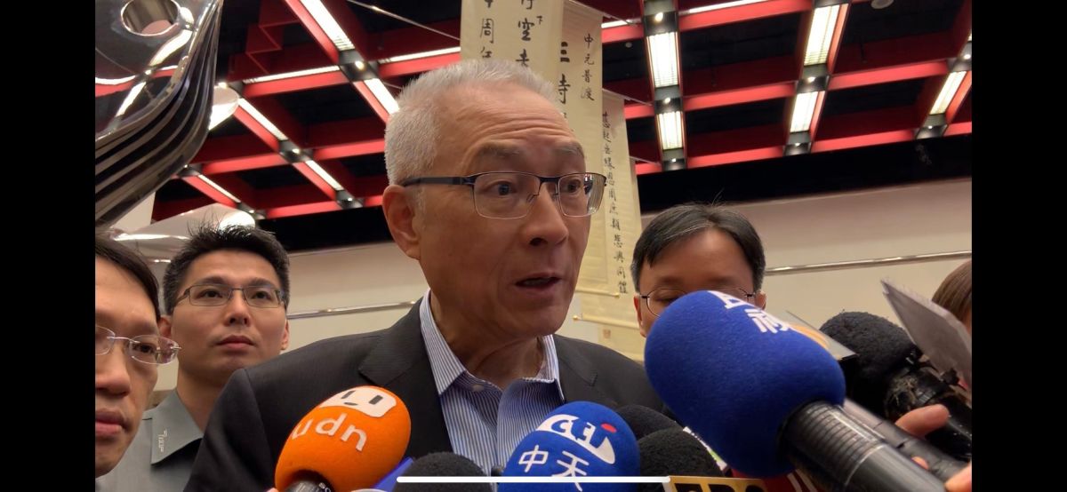 藍營整合不順瀕臨分裂，吳敦義表示，他不評論任何風吹草動。 (圖/記者吳承翰攝影)