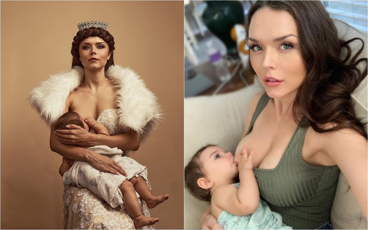 ▲ Heather 也時常在 IG 上貼出自己哺乳的照片。（圖／翻攝 heatheredeffect IG ）