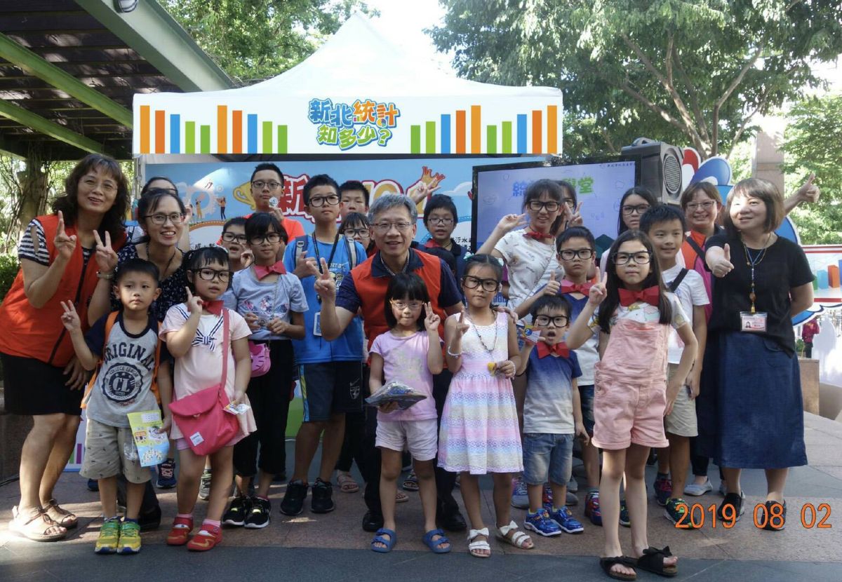 ▲主計處2日至11日於新北市市民廣場舉辦「新北統計知多少」展覽活動。（圖／新北市主計處提供）
