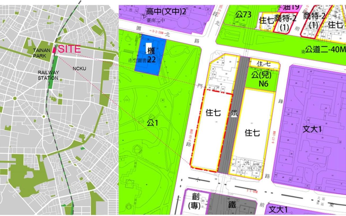 ▲只租不售社會住宅基地圖。（圖／台南市都發局提供）