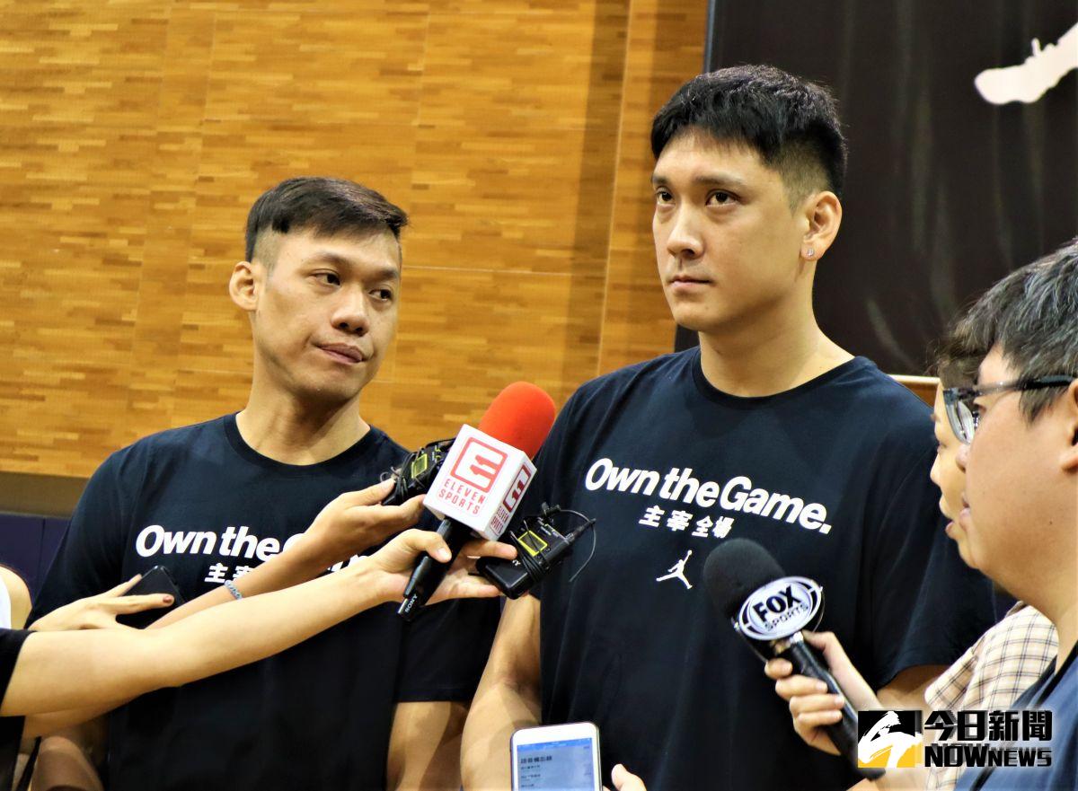 ▲「野獸」林志傑(左)、田壘（圖／鍾東穎攝 ,2019.08.02）