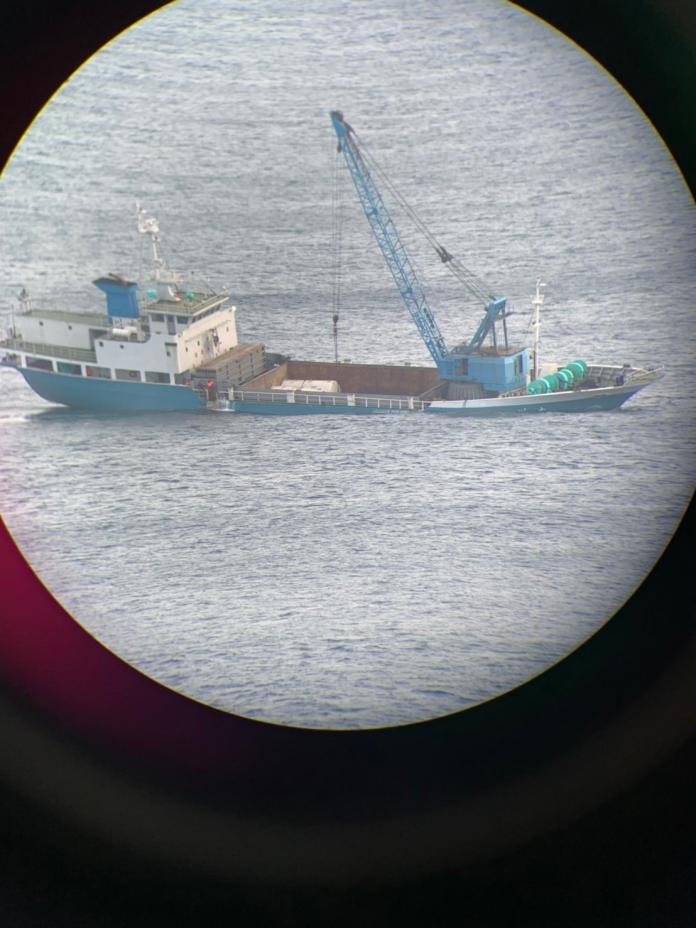 高雄籍「大川」貨輪烏坵外海觸礁擱淺　船上13人緊急撤離
