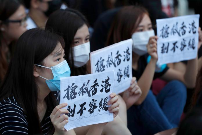 ▲香港「反送中」抗議運動，持續了8個星期。（圖／美聯社／達志影像）