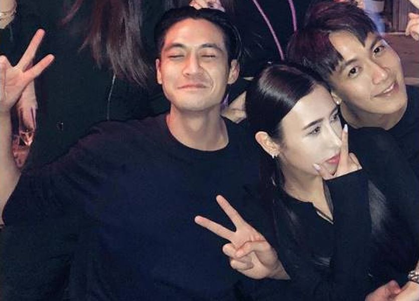 ▲石正祥（左）和柯震東（右）友誼不減。（圖／翻攝石貞善IG）