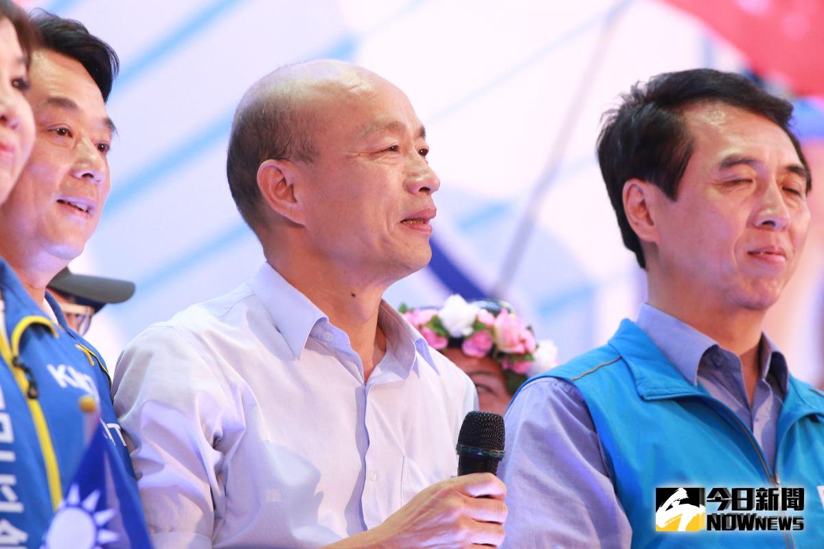 ▲韓國瑜桃園興仁公園鄉親相見歡晚會。（圖／記者葉政勳攝 , 2019.08.03）