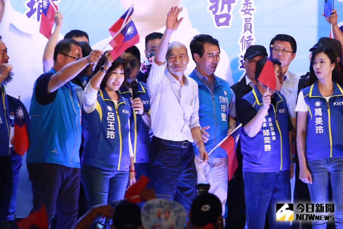 ▲韓國瑜桃園興仁公園鄉親相見歡晚會。（圖／記者葉政勳攝 , 2019.08.03）