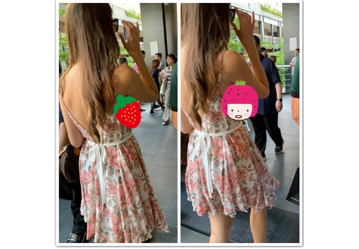 ▲全家逛信義區！老公突快走，她追上見「誘人水滴」秒懂。（圖／翻攝自臉書社團爆怨公社）