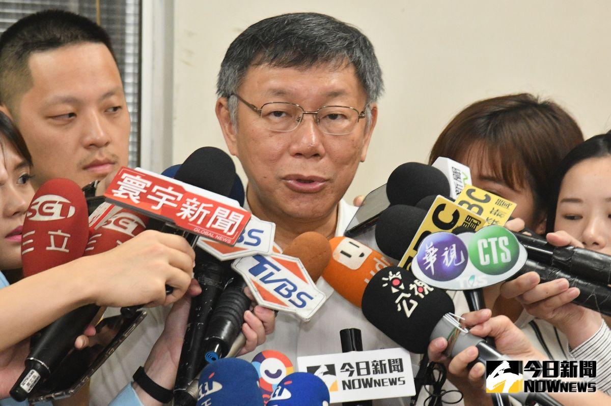 ▲台北市長柯文哲接受媒體訪問。（圖／林柏年攝, 2019.8.4）