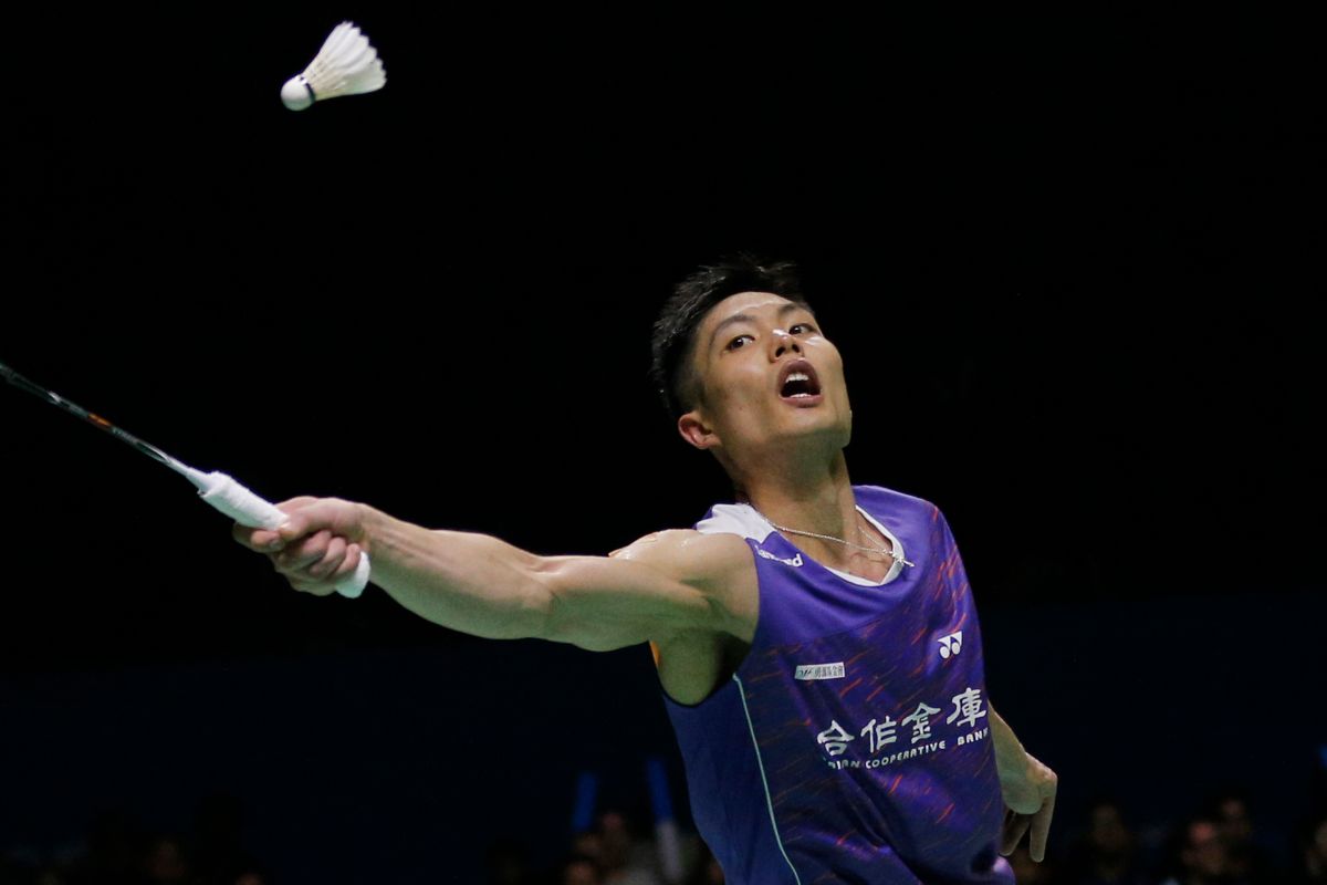 ▲我國羽球一哥周天成。（圖／美聯社／達志影像）