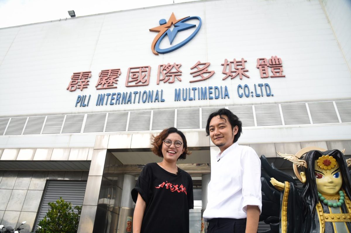 ▲說起布袋戲就不得不提起雲林霹靂黃家，現任董事長黃強華正傳承家業給兒女黃亮勛與黃政嘉兄妹倆。（圖／記者陳明安攝）