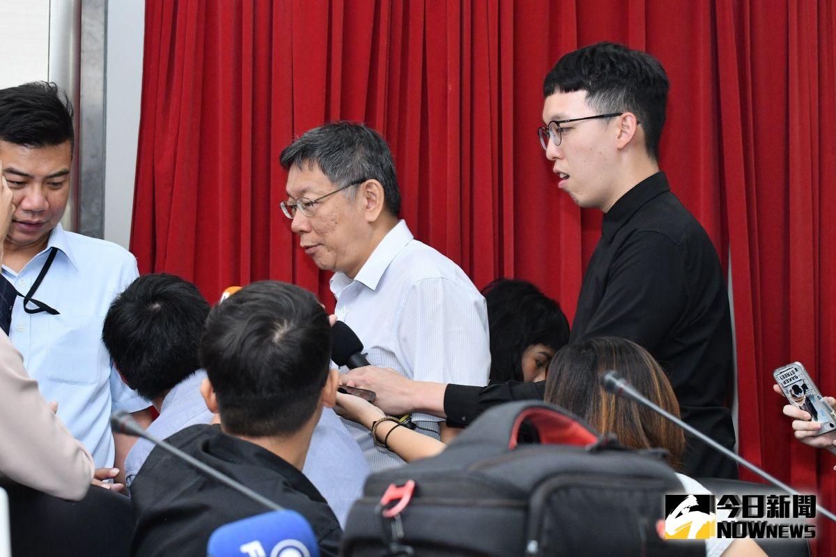 ▲台北市長柯文哲。（圖／林柏年攝, 2019.8.5）