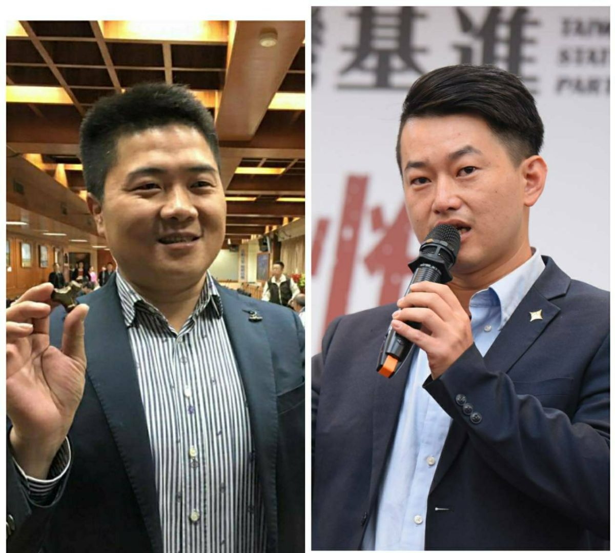 ▲民進黨與台灣基進黨宣布台中第2選區，由陳柏惟(右)對戰國民黨現任立委顏寬恒(左)。 (圖／資料照片合成2019.8.5)