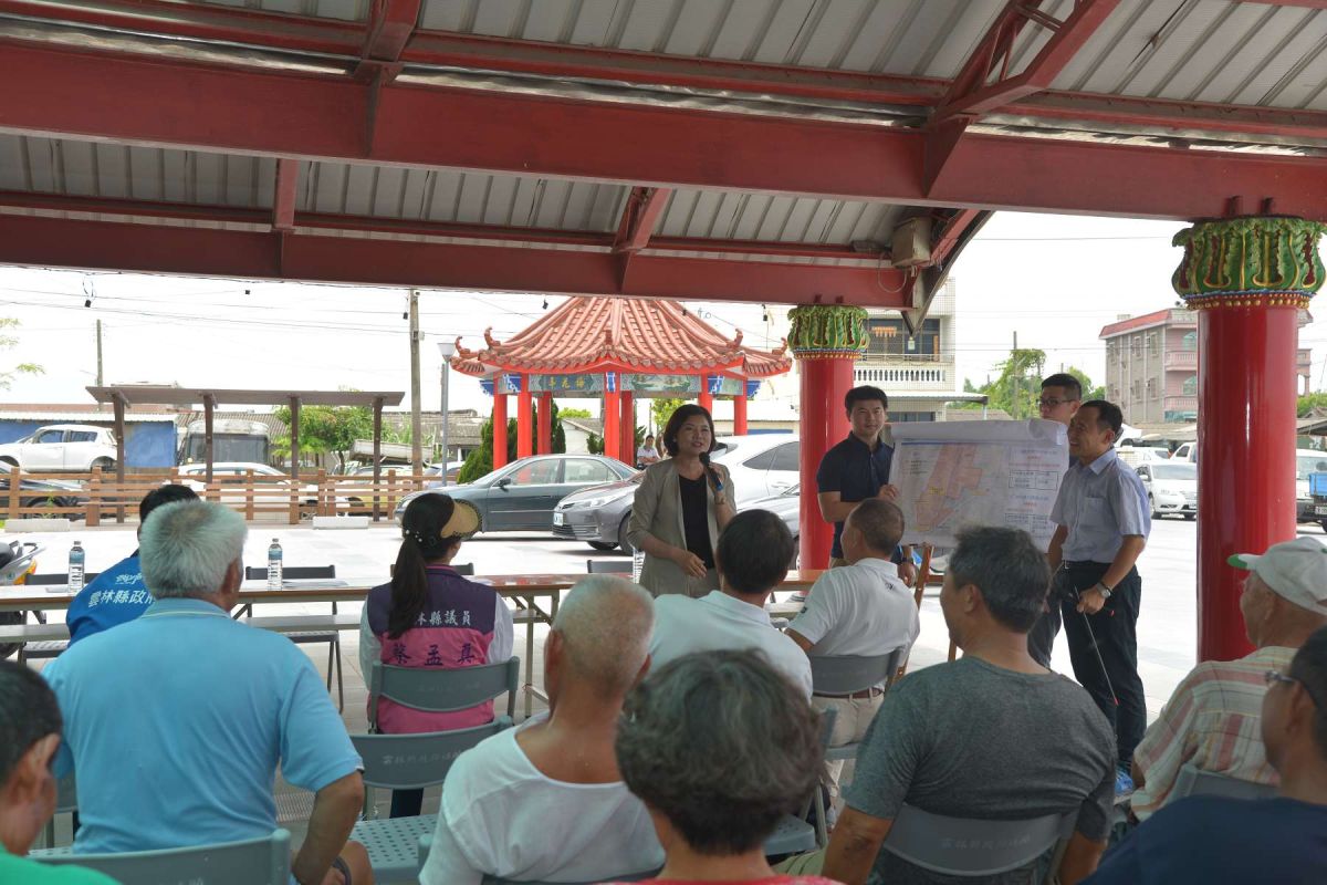 ▲「謝厝寮抽水站」說明會。（圖／記者洪佳伶攝，2019.08.05）