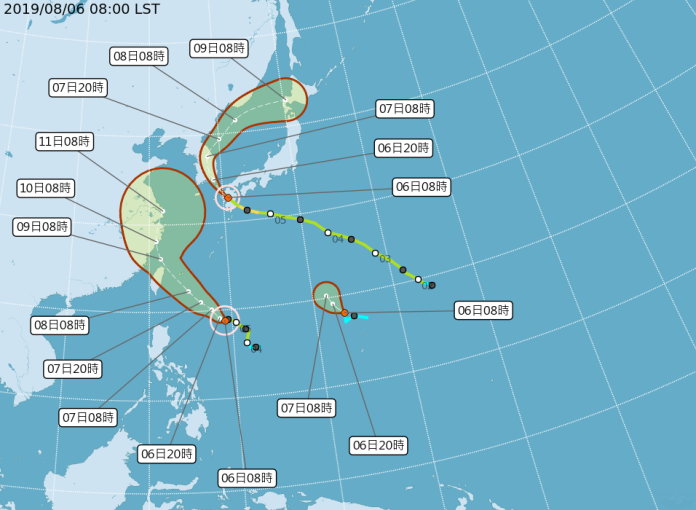 利奇馬颱風將東偏　將對這「3個地區」顯著影響
