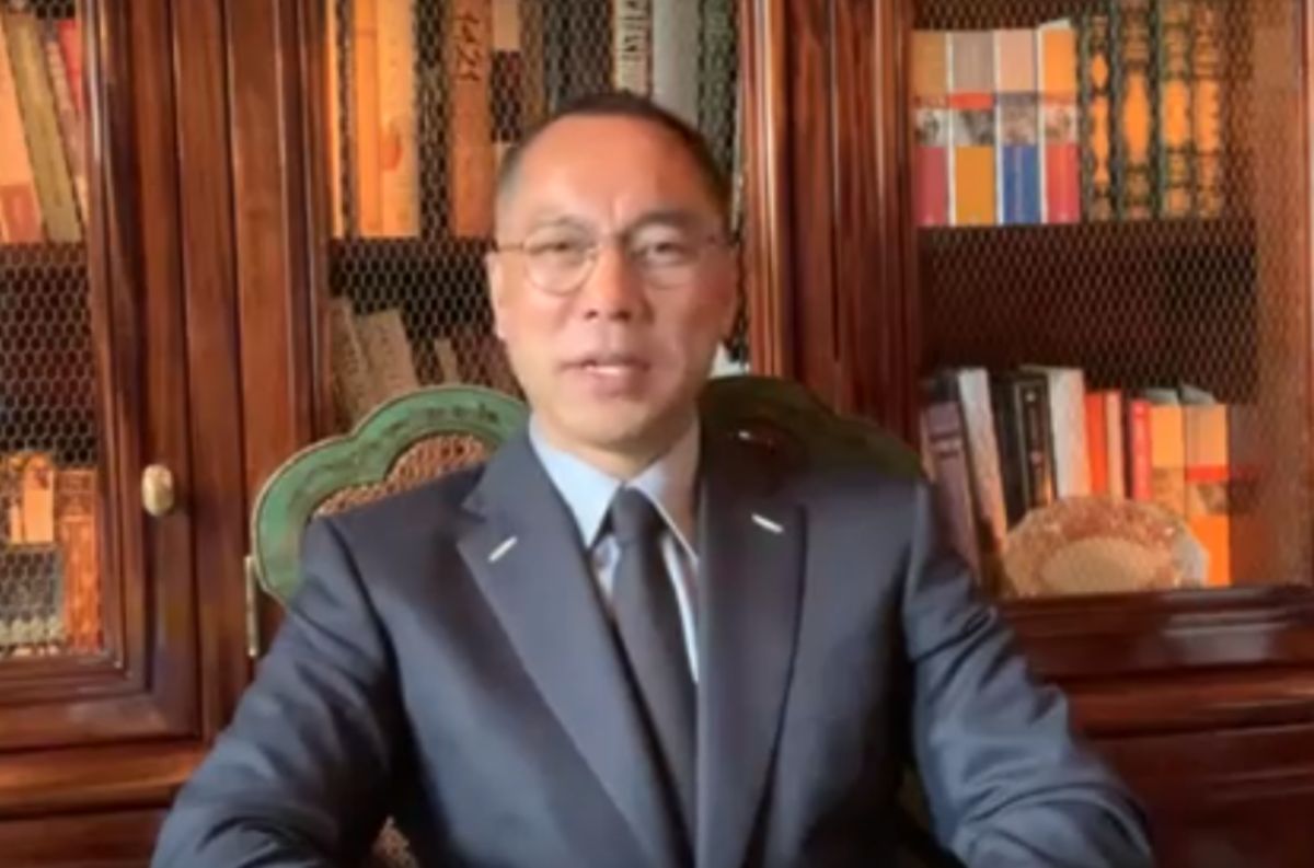  ▲中國富商郭文貴，5日再發視頻，強調香港一定會戒嚴，只是時間早晚和使用方式的問題。（圖／翻攝自郭文貴 Youtube ）