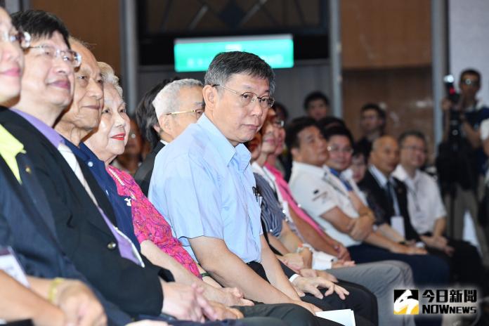 ▲台北市長柯文哲參與台灣民眾黨成立大會。（圖／林柏年攝, 2019.8.6）