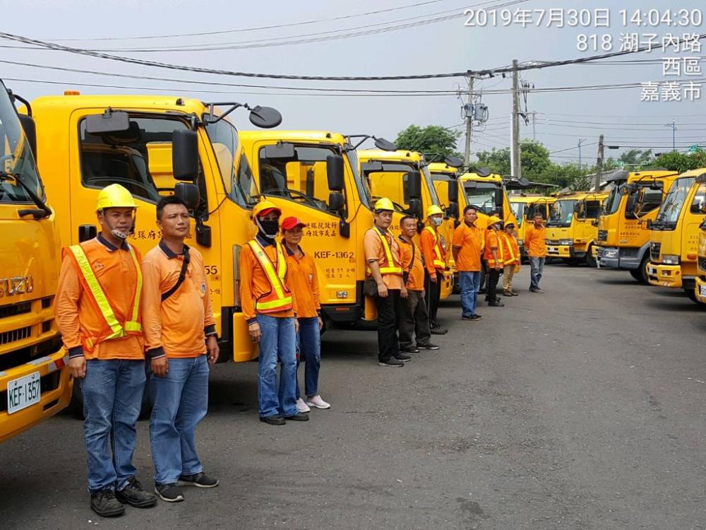 運用國際車輛節能技術，在電動壓縮過程中具備零怠速、零排放。〔圖／嘉市府提供2019.08.06〕