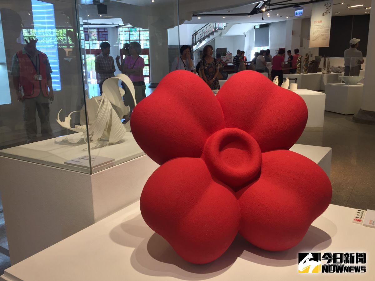 ▲國立歷史博物館今（6）舉辦「窯火相傳：台灣陶藝雙年展源流」開幕典禮。（圖／記者黃仁杰攝，2019.08.06）