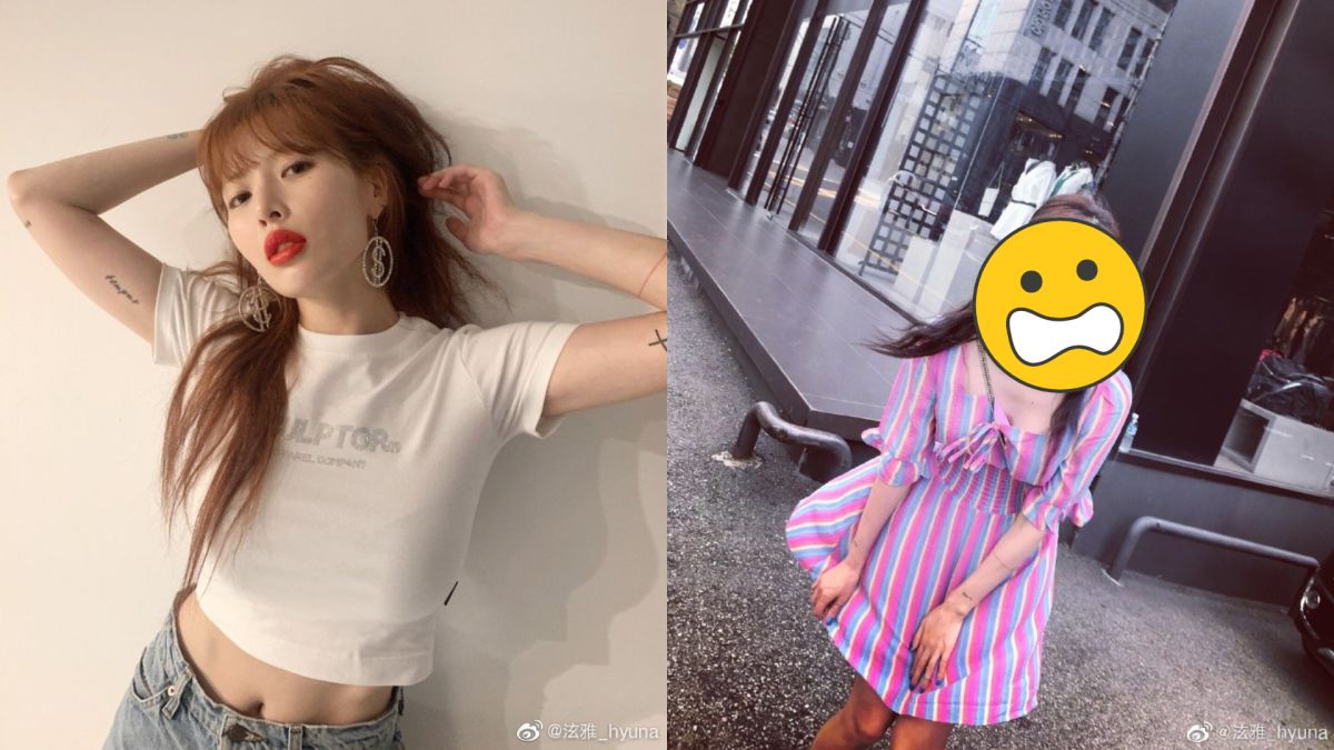 ▲泫雅罕見分享素顏照，網友評價兩極。（圖／微博）